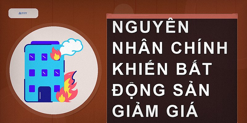 Nguyên nhân chính khiến bất động sản giảm giá